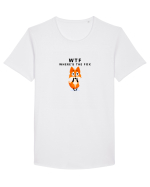 Where's the  Fox Design Tricou mânecă scurtă guler larg Bărbat Skater