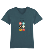 Six Pack Design Tricou mânecă scurtă guler V Bărbat Presenter