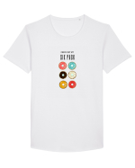 Six Pack Design Tricou mânecă scurtă guler larg Bărbat Skater
