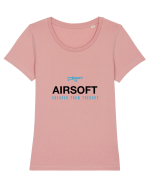 Airsoft Design Tricou mânecă scurtă guler larg fitted Damă Expresser