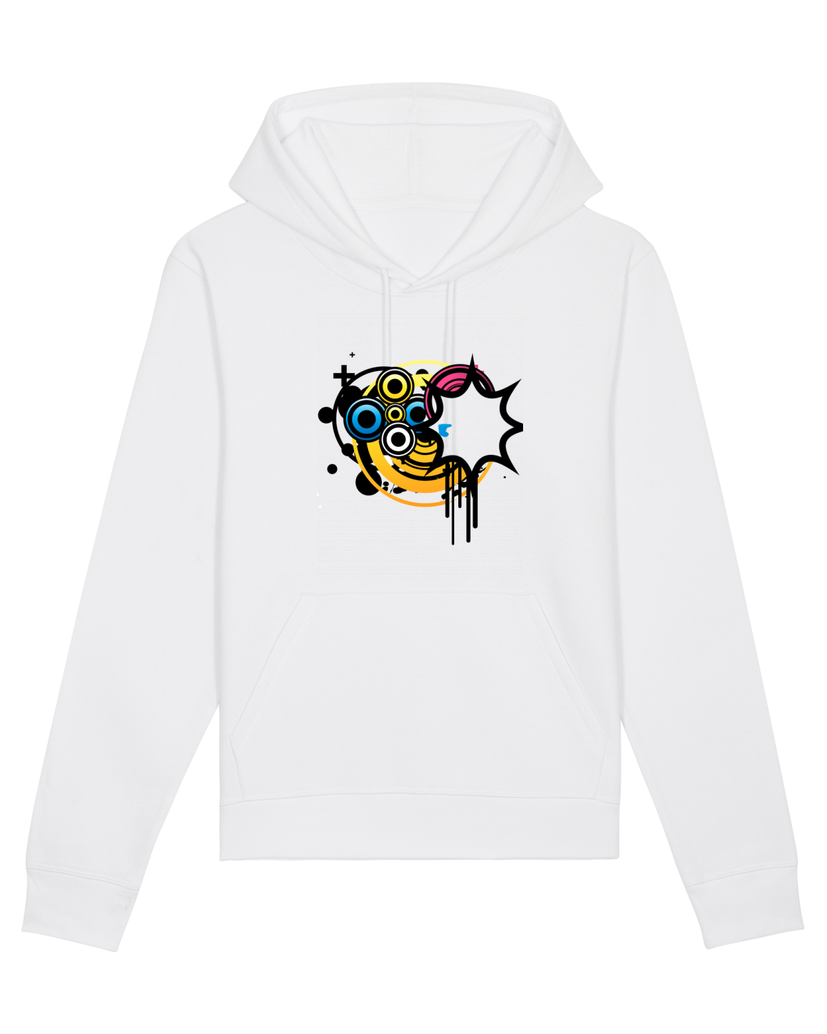 Hanorac Unisex Drummer White