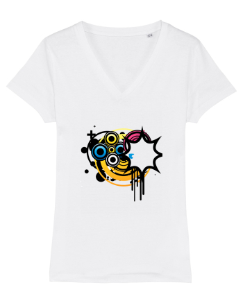 Funky Star Design White