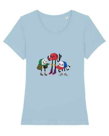 Funky Hats Design Sky Blue
