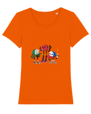 Funky Hats Design Bright Orange