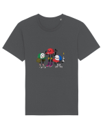 Funky Hats Design Tricou mânecă scurtă Unisex Rocker