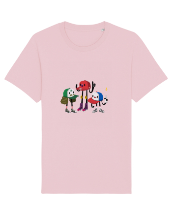 Funky Hats Design Cotton Pink