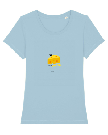 Cheese Design Sky Blue