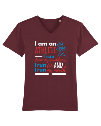 I am an athlete Burgundy