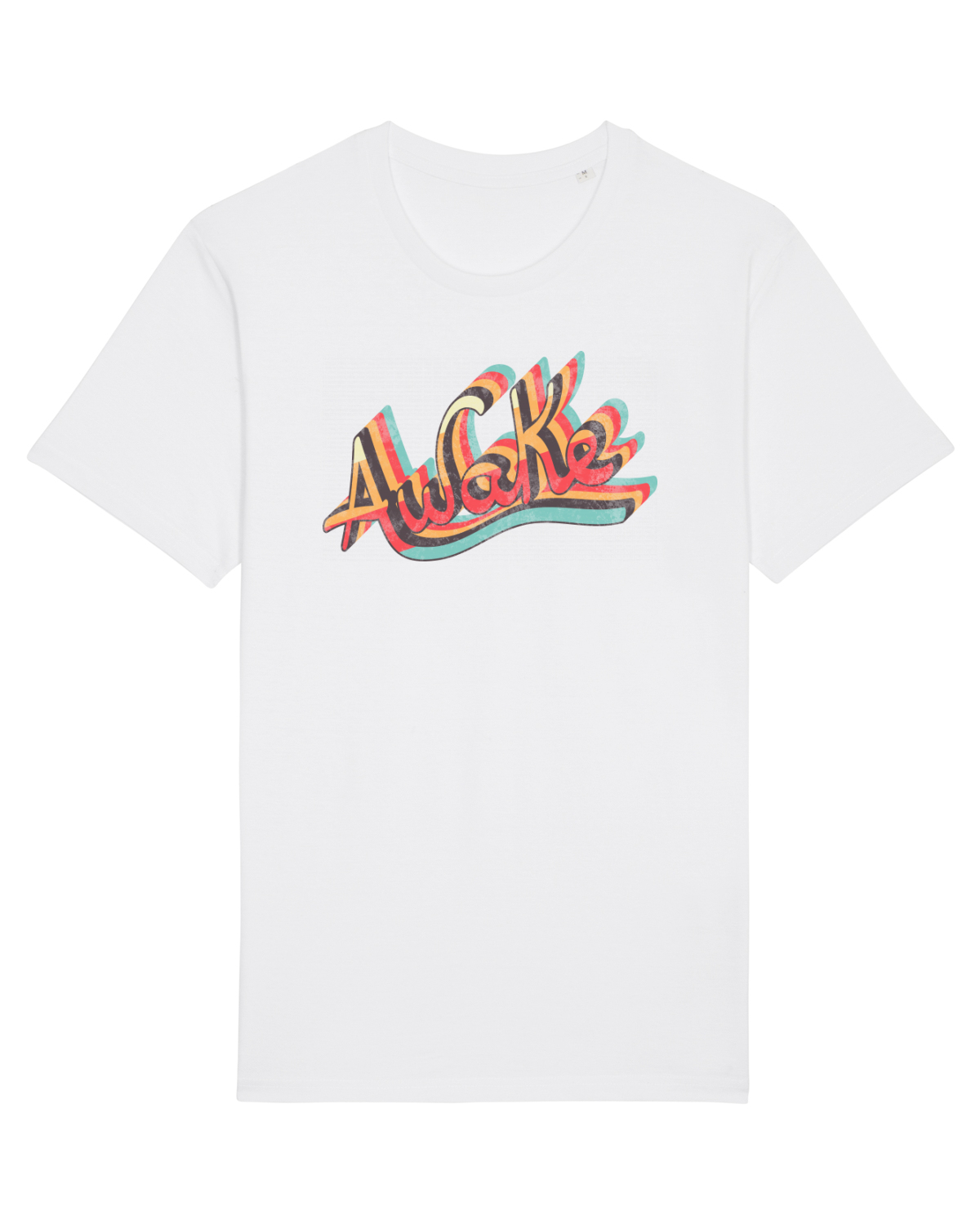Tricou mânecă scurtă Unisex Rocker White