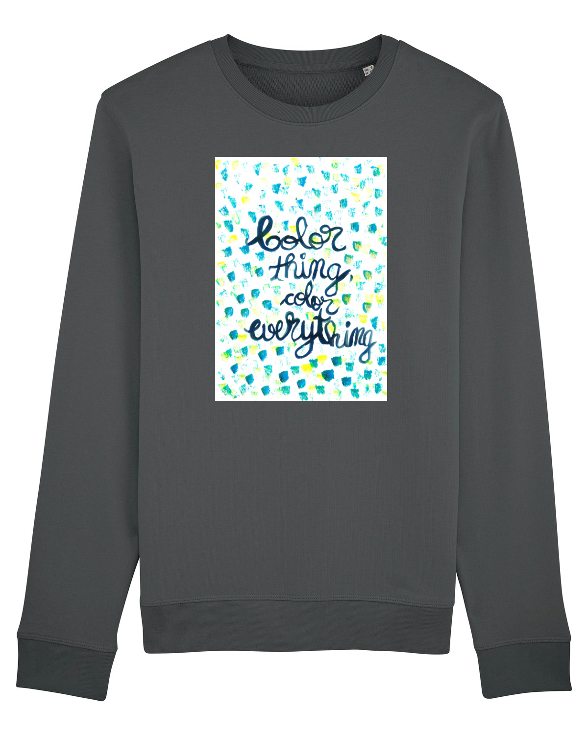 Bluză mânecă lungă Unisex Rise Anthracite