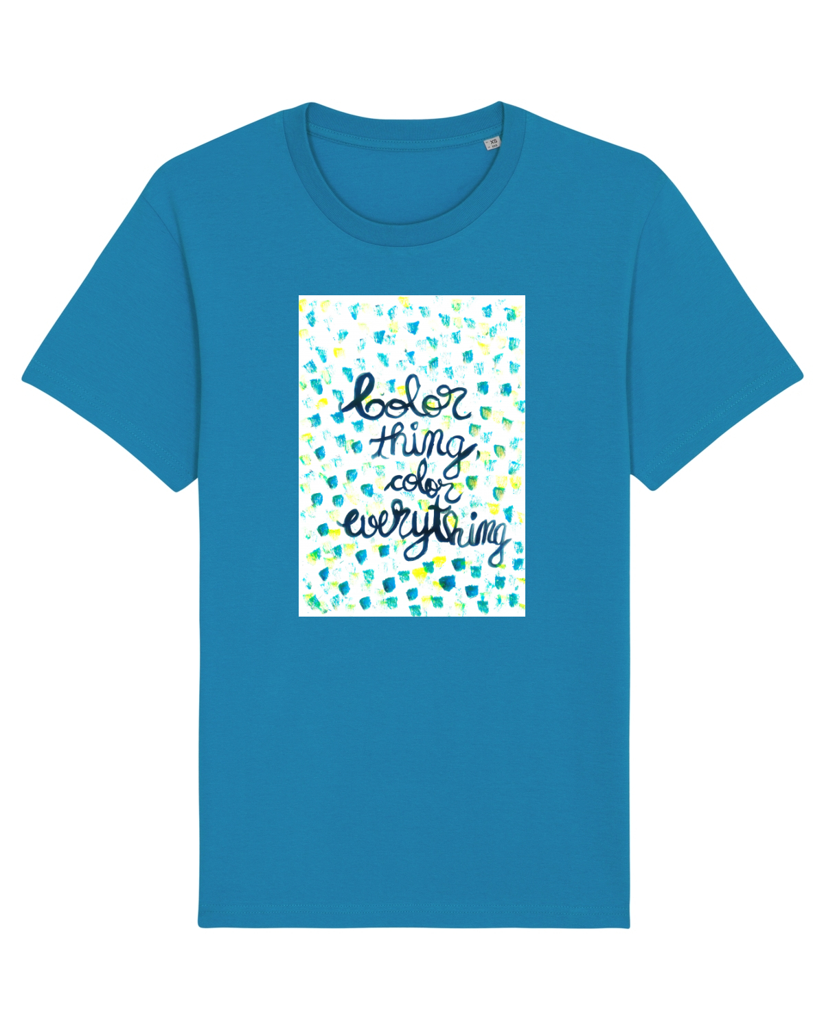 Tricou mânecă scurtă Unisex Rocker Azur