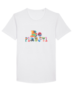 Be playful Tricou mânecă scurtă guler larg Bărbat Skater