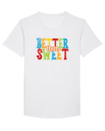 Mai bun decat dulce Tricou mânecă scurtă guler larg Bărbat Skater