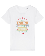 Just breathe Tricou mânecă scurtă  Copii Mini Creator