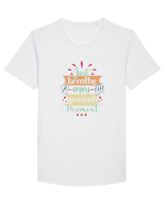 Just breathe Tricou mânecă scurtă guler larg Bărbat Skater