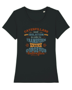 Cum ajungi fluture Tricou mânecă scurtă guler larg fitted Damă Expresser