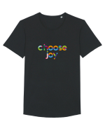 Choose joy Tricou mânecă scurtă guler larg Bărbat Skater