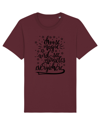 Alege magia - negru Burgundy