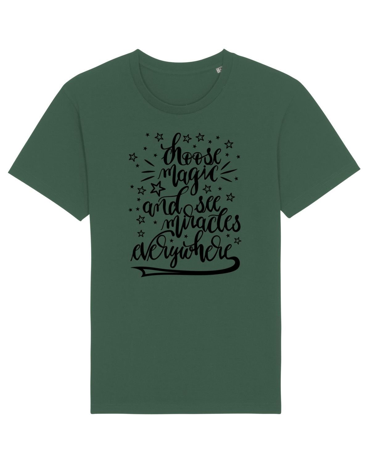 Tricou mânecă scurtă Unisex Rocker Bottle Green