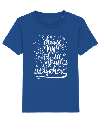 Alege magia - alb Majorelle Blue