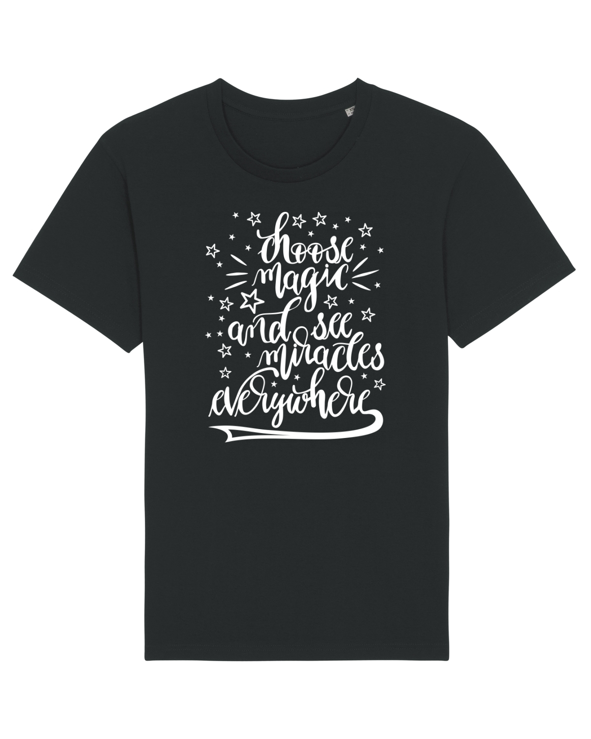 Tricou mânecă scurtă Unisex Rocker Black
