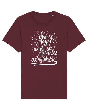 Alege magia - alb Burgundy