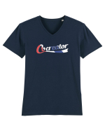 Co-creator Tricou mânecă scurtă guler V Bărbat Presenter