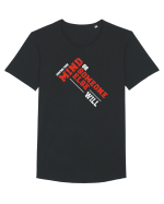 Control your mind Tricou mânecă scurtă guler larg Bărbat Skater