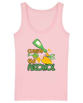 Cutting the alcohol Cotton Pink