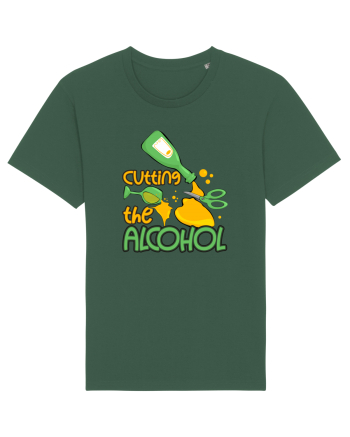 Cutting the alcohol Bottle Green