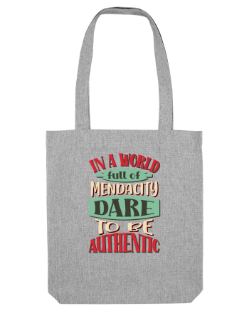 Indrazneste sa fii autentic Heather Grey