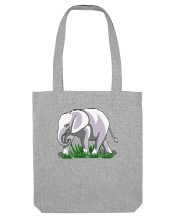 Elefant in iarba Heather Grey