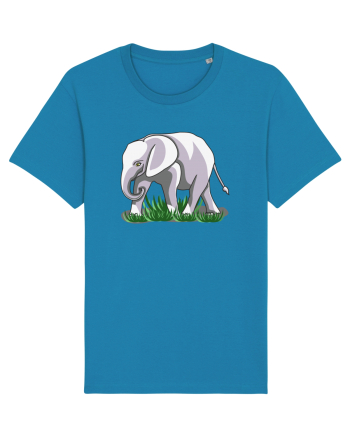 Elefant in iarba Azur