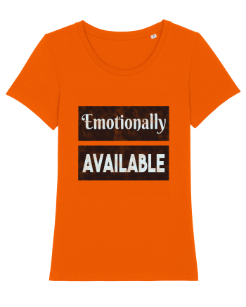 Emotionally available Bright Orange