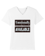 Emotionally available Tricou mânecă scurtă guler V Bărbat Presenter