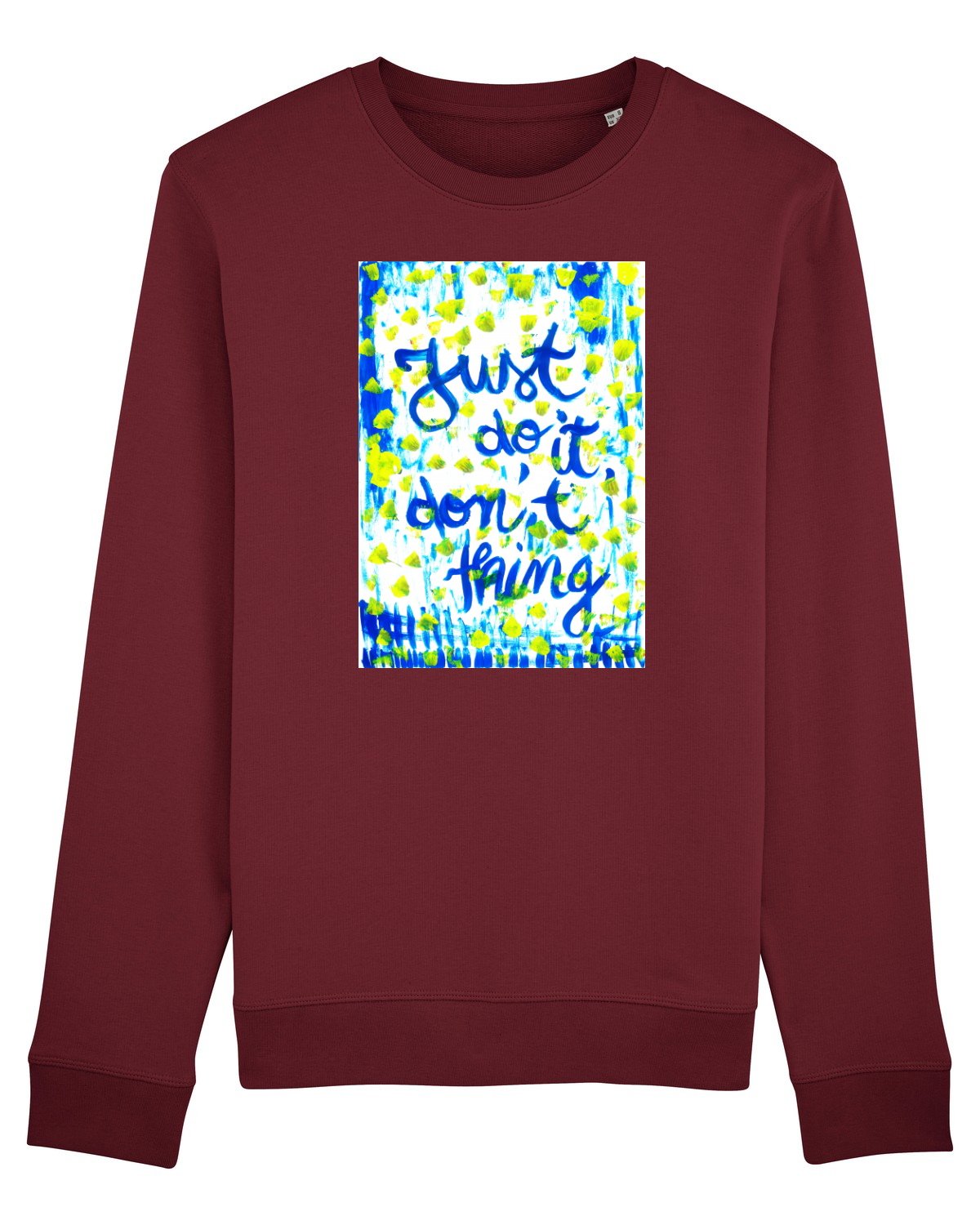 Bluză mânecă lungă Unisex Rise Burgundy