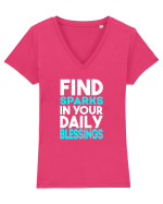 Find sparks Tricou mânecă scurtă guler V Damă Evoker
