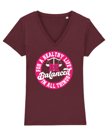 Be balanced Burgundy