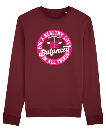 Be balanced Burgundy