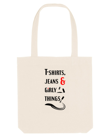 T-shirts, jeans & girly things Natural
