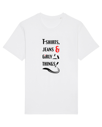 T-shirts, jeans & girly things White