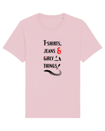 T-shirts, jeans & girly things Cotton Pink