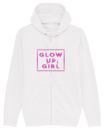Glow up, girl White