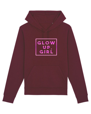 Glow up, girl Burgundy