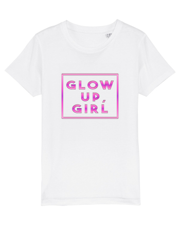 Glow up, girl White