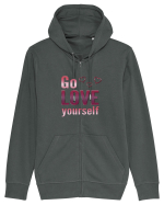 Go love yourself Hanorac cu fermoar Unisex Connector