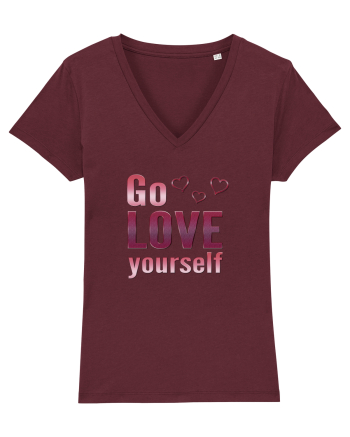 Go love yourself Burgundy