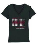 Going crazy Tricou mânecă scurtă guler V Damă Evoker