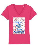 The heart Tricou mânecă scurtă guler V Damă Evoker