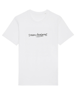 tricou decolorat Tricou mânecă scurtă Unisex Rocker